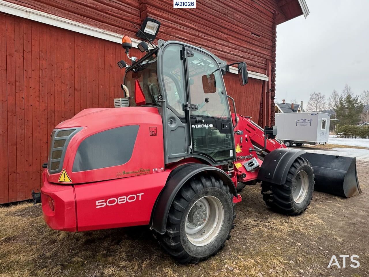 망원형 휠 로더 Weidemann 5080T : 사진 8 망원형 휠 로더 Weidemann 5080T : 사진 8