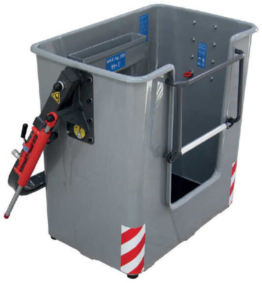 Fiber Man Basket CP-2F-2F - 부착물 로더 크레인 용 : 사진 1 Fiber Man Basket CP-2F-2F - 부착물 로더 크레인 용 : 사진 1