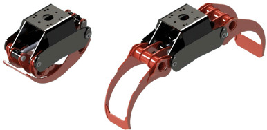 LOG GRAB PF-M 26 - 그래플 로더 크레인 용 : 사진 1 LOG GRAB PF-M 26 - 그래플 로더 크레인 용 : 사진 1
