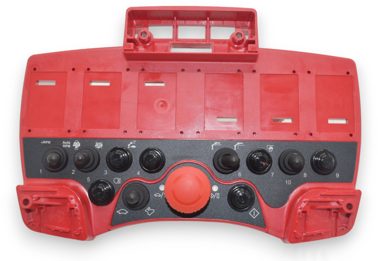 Red upper protective for Scanreco P2 Mini remote w EEA 5057 - 전기 설비 로더 크레인 용 : 사진 3 Red upper protective for Scanreco P2 Mini remote w EEA 5057 - 전기 설비 로더 크레인 용 : 사진 3