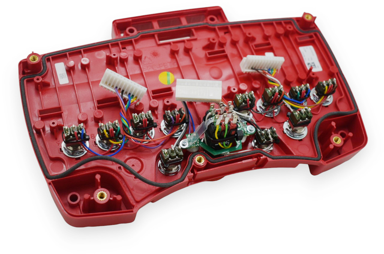 Red upper protective for Scanreco P2 Mini remote w EEA 5057 - 전기 설비 로더 크레인 용 : 사진 4 Red upper protective for Scanreco P2 Mini remote w EEA 5057 - 전기 설비 로더 크레인 용 : 사진 4