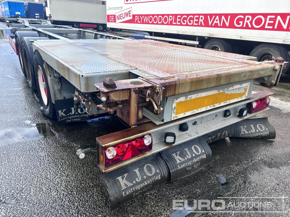 2005 Fliegl 40ft Container Chassis, 3 Axle (Selling Offsite from Krone Used Yard Moerdijk, Netherlands) - 배송 컨테이너 : 사진 1 2005 Fliegl 40ft Container Chassis, 3 Axle (Selling Offsite from Krone Used Yard Moerdijk, Netherlands) - 배송 컨테이너 : 사진 1