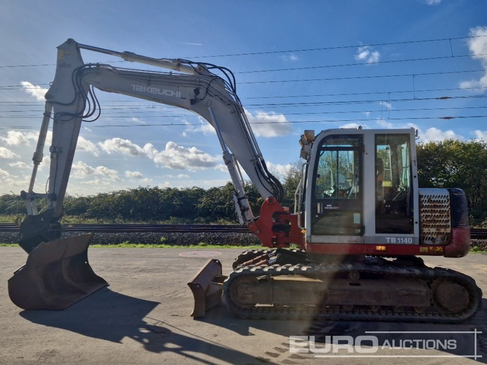 2006 Takeuchi TB1140 - 크롤러 굴삭기 : 사진 2 2006 Takeuchi TB1140 - 크롤러 굴삭기 : 사진 2