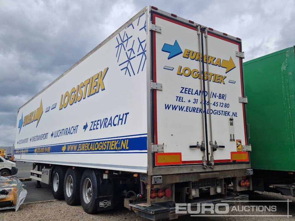 2008 Pacton 3 Axle Refridgerated Trailer, Carrier Maxima 1300, Dhollandia 1500kg Tail lift, Inside 2.70m Height(Dutch Reg. Docs. Available) - 냉동 세미 트레일러 : 사진 2 2008 Pacton 3 Axle Refridgerated Trailer, Carrier Maxima 1300, Dhollandia 1500kg Tail lift, Inside 2.70m Height(Dutch Reg. Docs. Available) - 냉동 세미 트레일러 : 사진 2