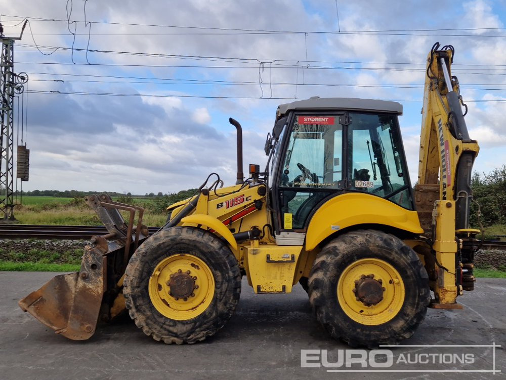 2012 New Holland B115C - 백호 로더 : 사진 2 2012 New Holland B115C - 백호 로더 : 사진 2