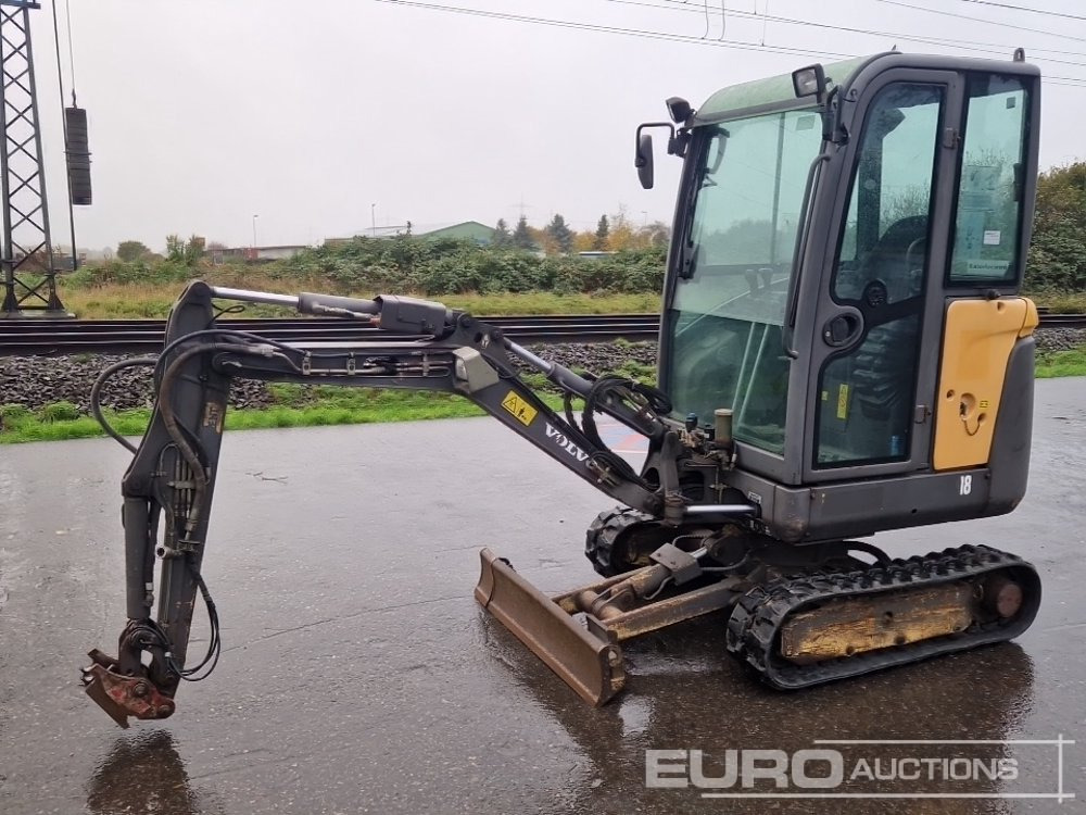 2012 Volvo EC18C - 미니 굴삭기 : 사진 1 2012 Volvo EC18C - 미니 굴삭기 : 사진 1