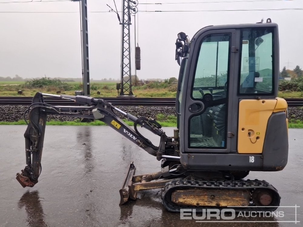 2012 Volvo EC18C - 미니 굴삭기 : 사진 2 2012 Volvo EC18C - 미니 굴삭기 : 사진 2