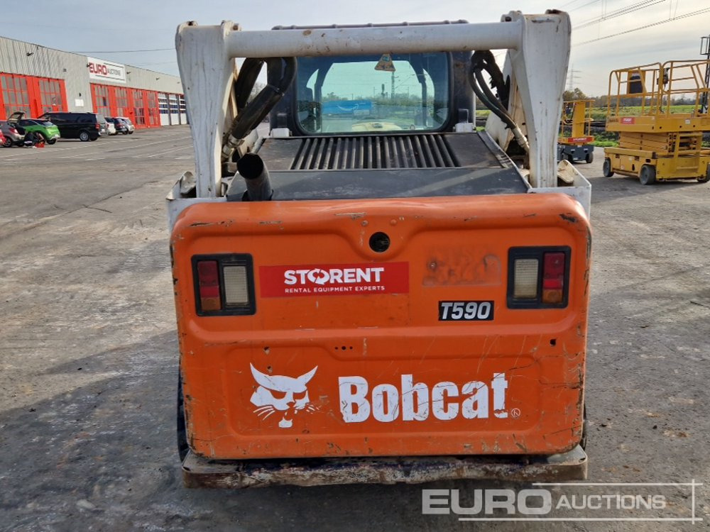2015 Bobcat T590 - 스키드 스티어 로더 : 사진 4 2015 Bobcat T590 - 스키드 스티어 로더 : 사진 4