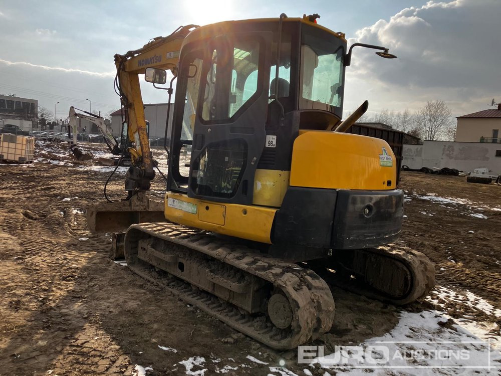 2015 Komatsu PC80MR-3 - 미니 굴삭기 : 사진 2 2015 Komatsu PC80MR-3 - 미니 굴삭기 : 사진 2