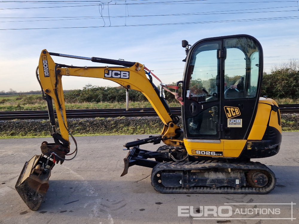 2018 JCB 8026 - 미니 굴삭기 : 사진 2 2018 JCB 8026 - 미니 굴삭기 : 사진 2