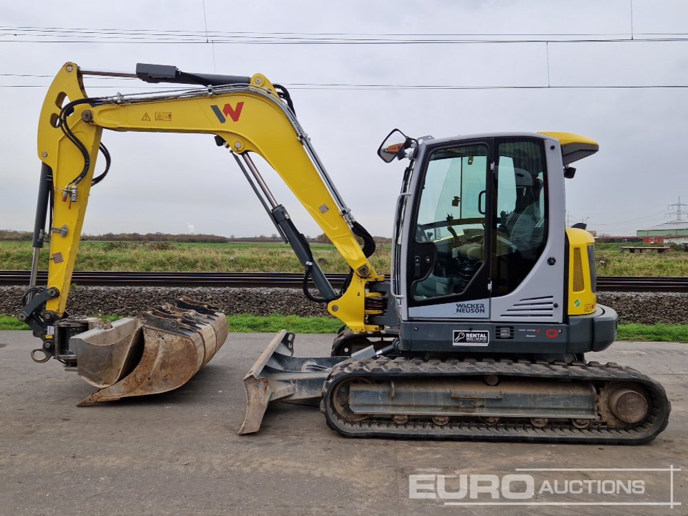 2021 Wacker Neuson EZ80 - 미니 굴삭기 : 사진 2 2021 Wacker Neuson EZ80 - 미니 굴삭기 : 사진 2
