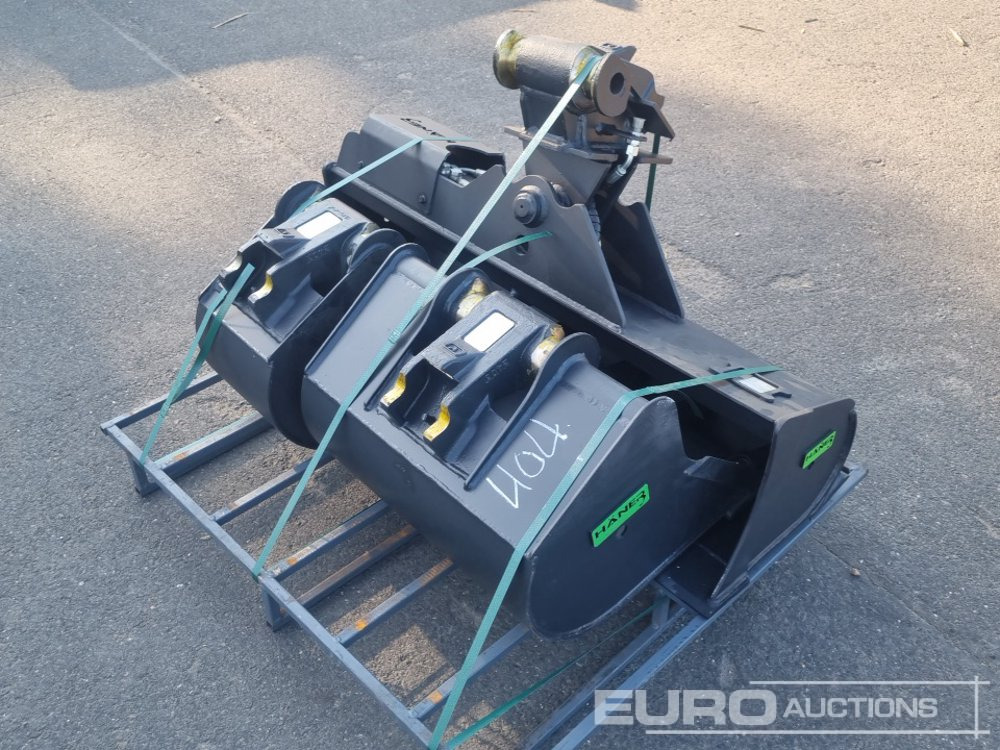 Häner Bucket Package HHG2120-Morin-M1 (1200mm) Tilt Ditch Bucket, Digging Buckets HTL230-Morin-M1 (300mm) and HTL260-Morin-M1 (600mm) to suit 2,2-2,8 ton mini excavator with Morin M1 - 버킷 : 사진 1 Häner Bucket Package HHG2120-Morin-M1 (1200mm) Tilt Ditch Bucket, Digging Buckets HTL230-Morin-M1 (300mm) and HTL260-Morin-M1 (600mm) to suit 2,2-2,8 ton mini excavator with Morin M1 - 버킷 : 사진 1