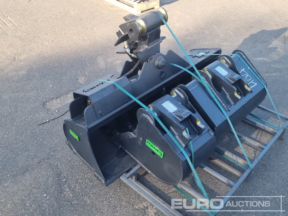 Häner Bucket Package HHG2120-Morin-M1 (1200mm) Tilt Ditch Bucket, Digging Buckets HTL230-Morin-M1 (300mm) and HTL260-Morin-M1 (600mm) to suit 2,2-2,8 ton mini excavator with Morin M1 - 버킷 : 사진 4 Häner Bucket Package HHG2120-Morin-M1 (1200mm) Tilt Ditch Bucket, Digging Buckets HTL230-Morin-M1 (300mm) and HTL260-Morin-M1 (600mm) to suit 2,2-2,8 ton mini excavator with Morin M1 - 버킷 : 사진 4