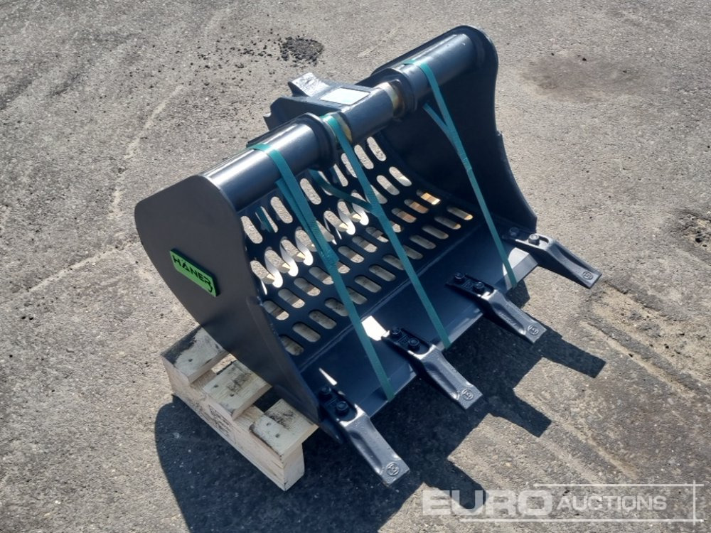 Häner HSL160 Sorting Bucket 24" (600mm), to suit 1,2-1,9 ton mini excavator, volume (SAE) 60 l, with Morin M0, 49 kg - 버킷 : 사진 4 Häner HSL160 Sorting Bucket 24" (600mm), to suit 1,2-1,9 ton mini excavator, volume (SAE) 60 l, with Morin M0, 49 kg - 버킷 : 사진 4