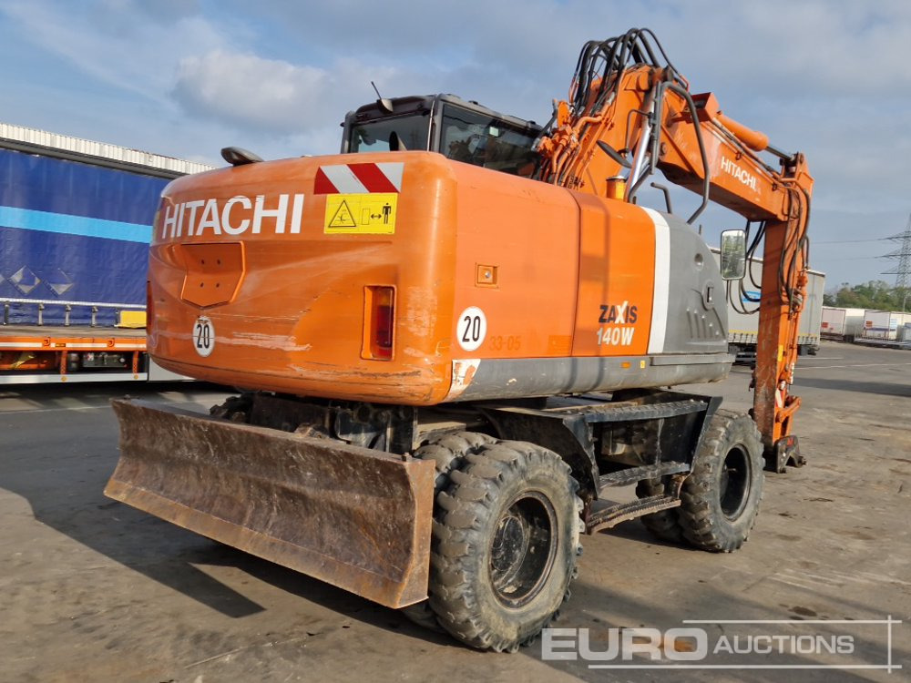 Hitachi ZX140W-3 - 휠 굴삭기 : 사진 5 Hitachi ZX140W-3 - 휠 굴삭기 : 사진 5