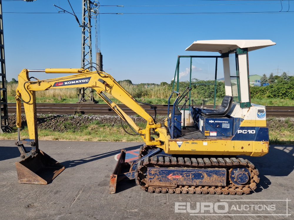 Komatsu PC10-6 - 미니 굴삭기 : 사진 2 Komatsu PC10-6 - 미니 굴삭기 : 사진 2