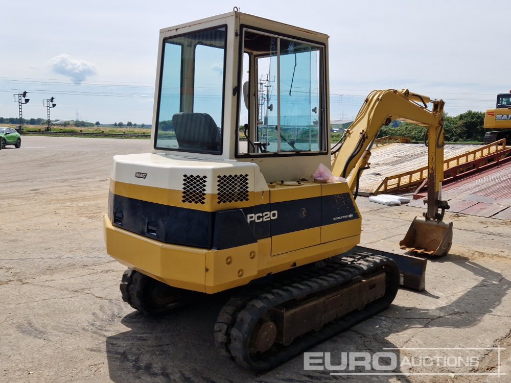 Komatsu PC20-6 - 미니 굴삭기 : 사진 5 Komatsu PC20-6 - 미니 굴삭기 : 사진 5