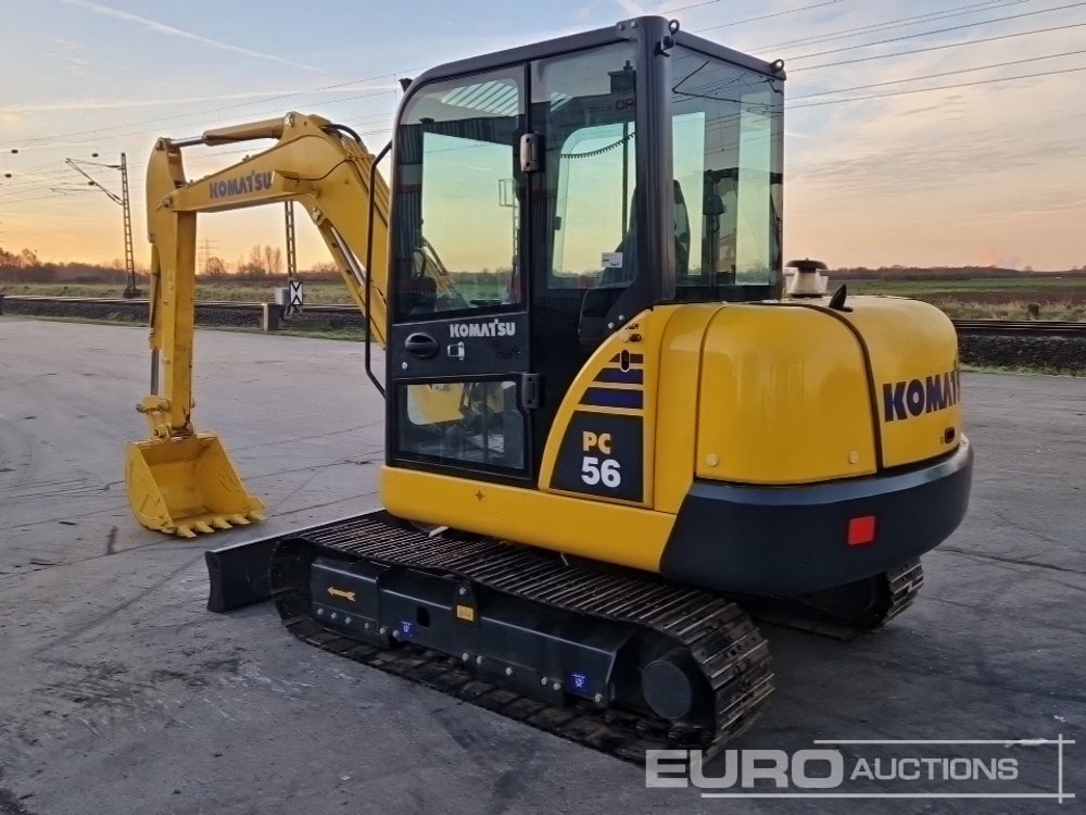 Komatsu PC56-7 - 미니 굴삭기 : 사진 3 Komatsu PC56-7 - 미니 굴삭기 : 사진 3