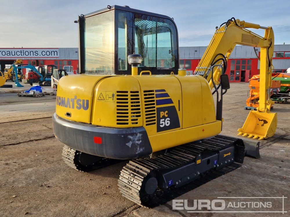 Komatsu PC56-7 - 미니 굴삭기 : 사진 5 Komatsu PC56-7 - 미니 굴삭기 : 사진 5