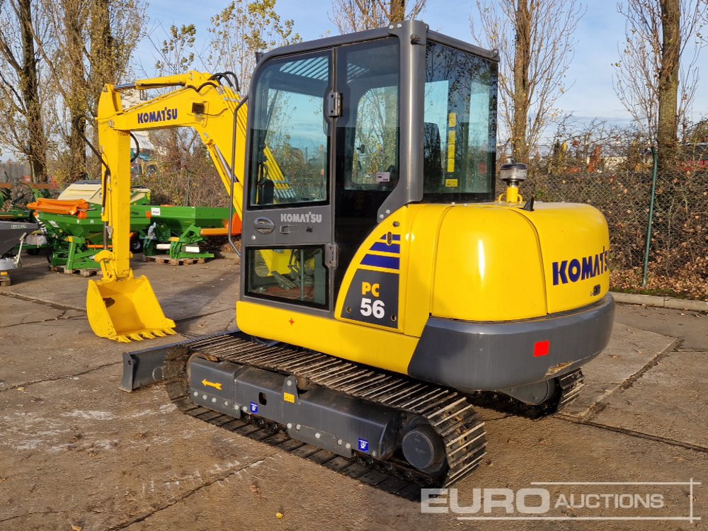 Komatsu PC56-7 - 미니 굴삭기 : 사진 3 Komatsu PC56-7 - 미니 굴삭기 : 사진 3