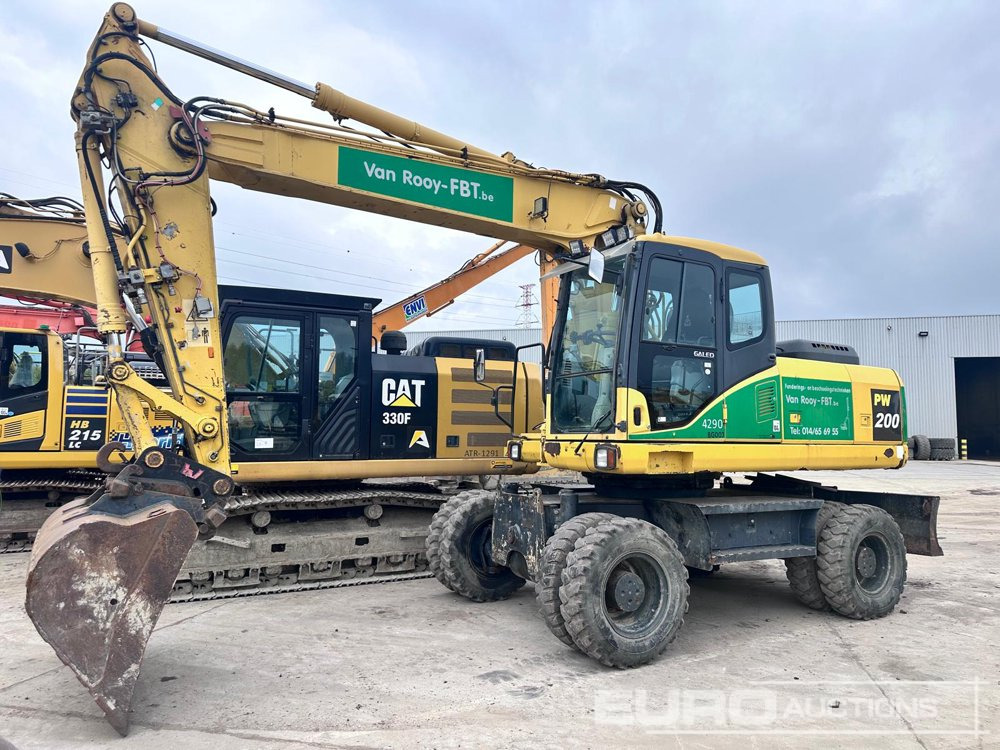 Komatsu PW200-7H - 휠 굴삭기 : 사진 1 Komatsu PW200-7H - 휠 굴삭기 : 사진 1