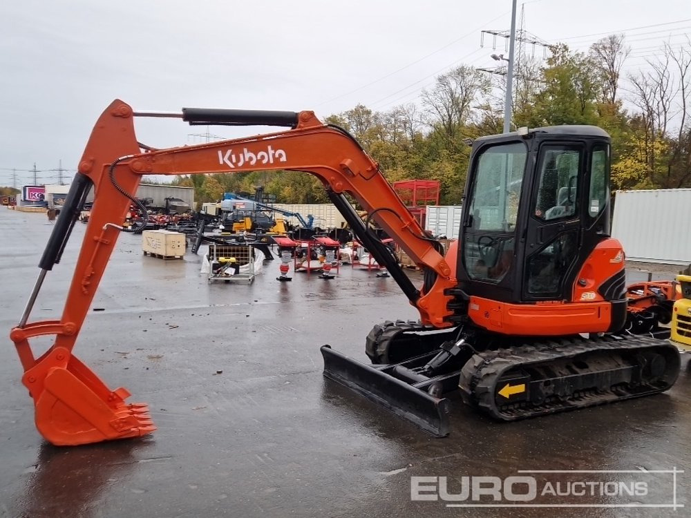 Kubota U55-4 - 미니 굴삭기 : 사진 1 Kubota U55-4 - 미니 굴삭기 : 사진 1