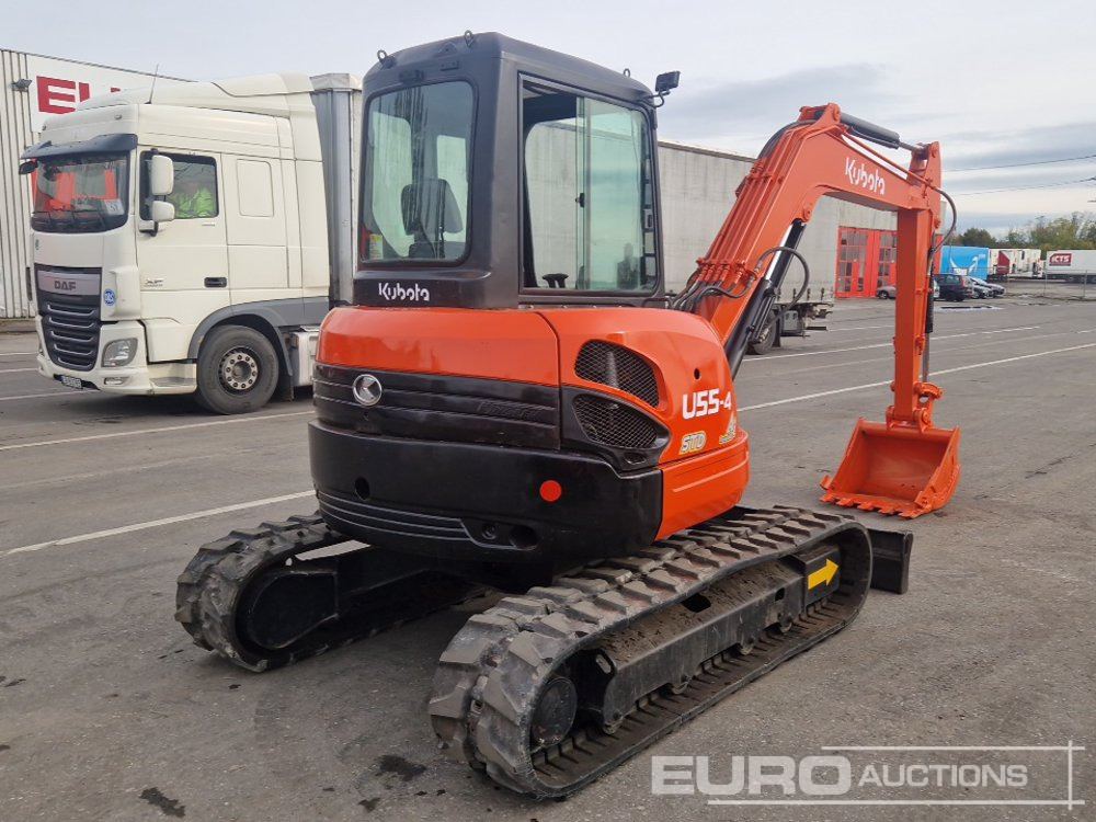 Kubota U55-4 - 미니 굴삭기 : 사진 5 Kubota U55-4 - 미니 굴삭기 : 사진 5