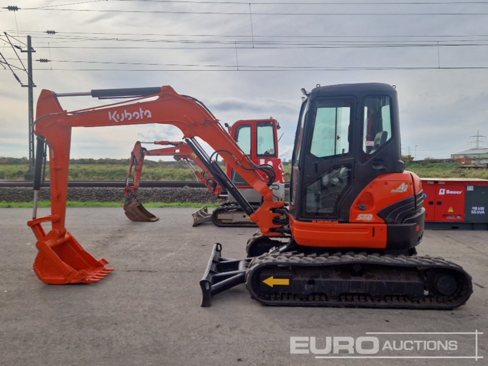 Kubota U55-4 - 미니 굴삭기 : 사진 2 Kubota U55-4 - 미니 굴삭기 : 사진 2