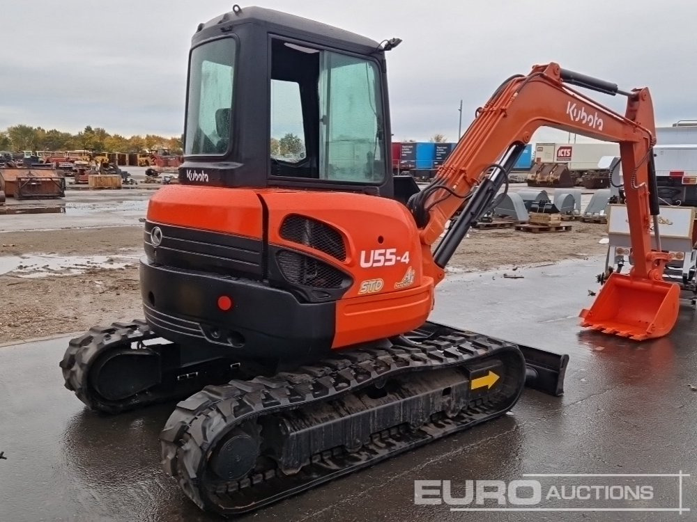 Kubota U55-4 - 미니 굴삭기 : 사진 5 Kubota U55-4 - 미니 굴삭기 : 사진 5