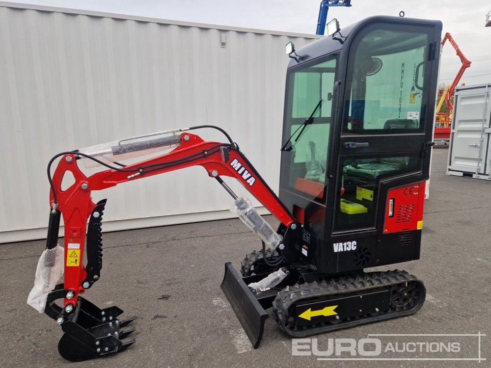 Unused 2025 Miva VA13C - 미니 굴삭기 : 사진 1 Unused 2025 Miva VA13C - 미니 굴삭기 : 사진 1