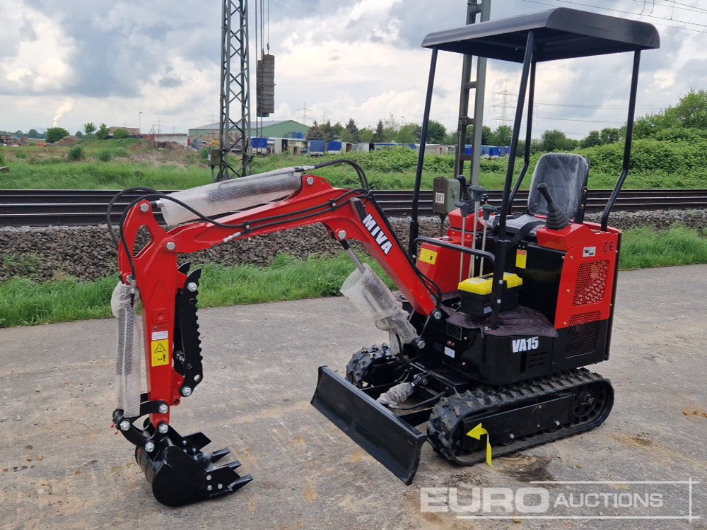Unused 2025 Miva VA15 - 미니 굴삭기 : 사진 1 Unused 2025 Miva VA15 - 미니 굴삭기 : 사진 1
