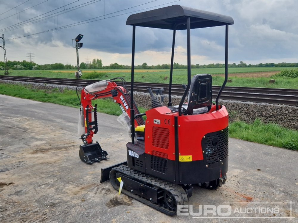 Unused 2025 Miva VA15 - 미니 굴삭기 : 사진 3 Unused 2025 Miva VA15 - 미니 굴삭기 : 사진 3