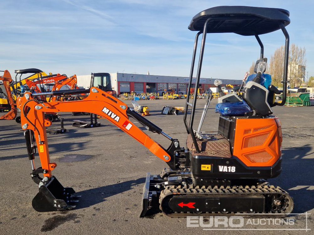 Unused 2025 Miva VA18FL - 미니 굴삭기 : 사진 2 Unused 2025 Miva VA18FL - 미니 굴삭기 : 사진 2