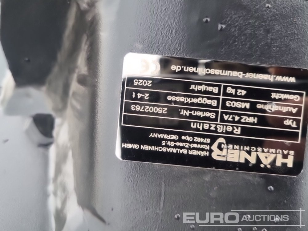 Unused Häner HRZ 4.7A MS03 - 버킷 : 사진 5 Unused Häner HRZ 4.7A MS03 - 버킷 : 사진 5