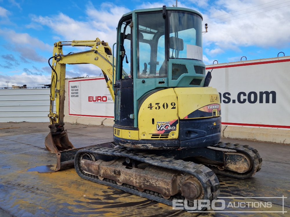 2010 Yanmar ViO50 U - 미니 굴삭기 : 사진 3 2010 Yanmar ViO50 U - 미니 굴삭기 : 사진 3