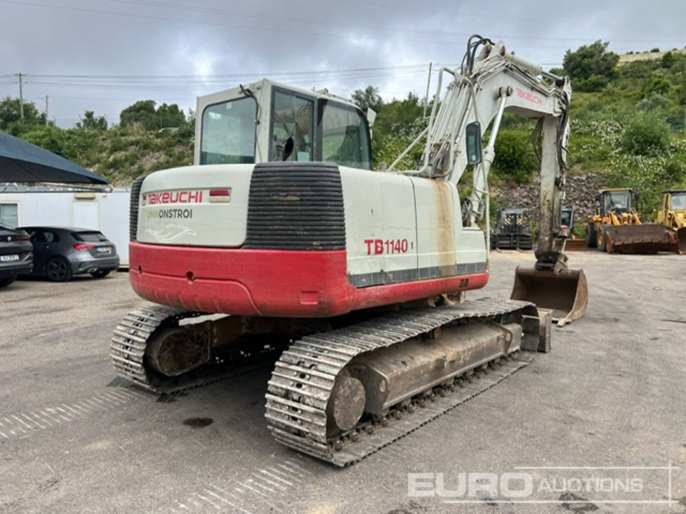 2011 Takeuchi TB1140 - 크롤러 굴삭기 : 사진 5 2011 Takeuchi TB1140 - 크롤러 굴삭기 : 사진 5