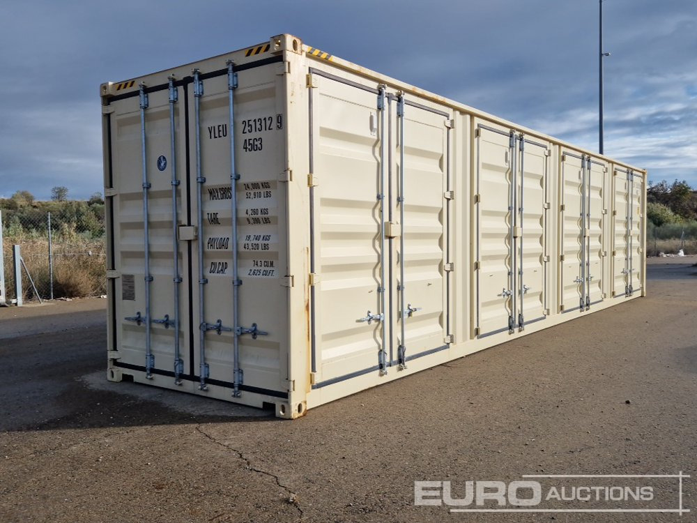 2025 40' x 8' High Cube Container, 4 Side Doors, 1 End Door - 배송 컨테이너 : 사진 4 2025 40' x 8' High Cube Container, 4 Side Doors, 1 End Door - 배송 컨테이너 : 사진 4