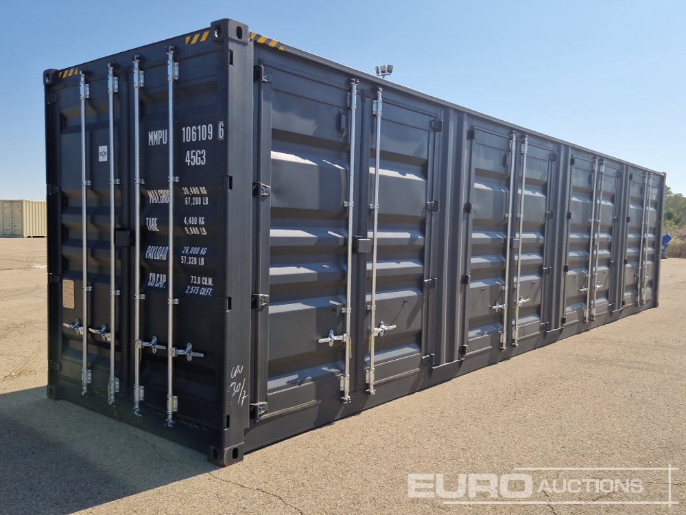 40' HQ Container, One Side Multi Door, 4 Doors / Contenedor - 배송 컨테이너 : 사진 1 40' HQ Container, One Side Multi Door, 4 Doors / Contenedor - 배송 컨테이너 : 사진 1