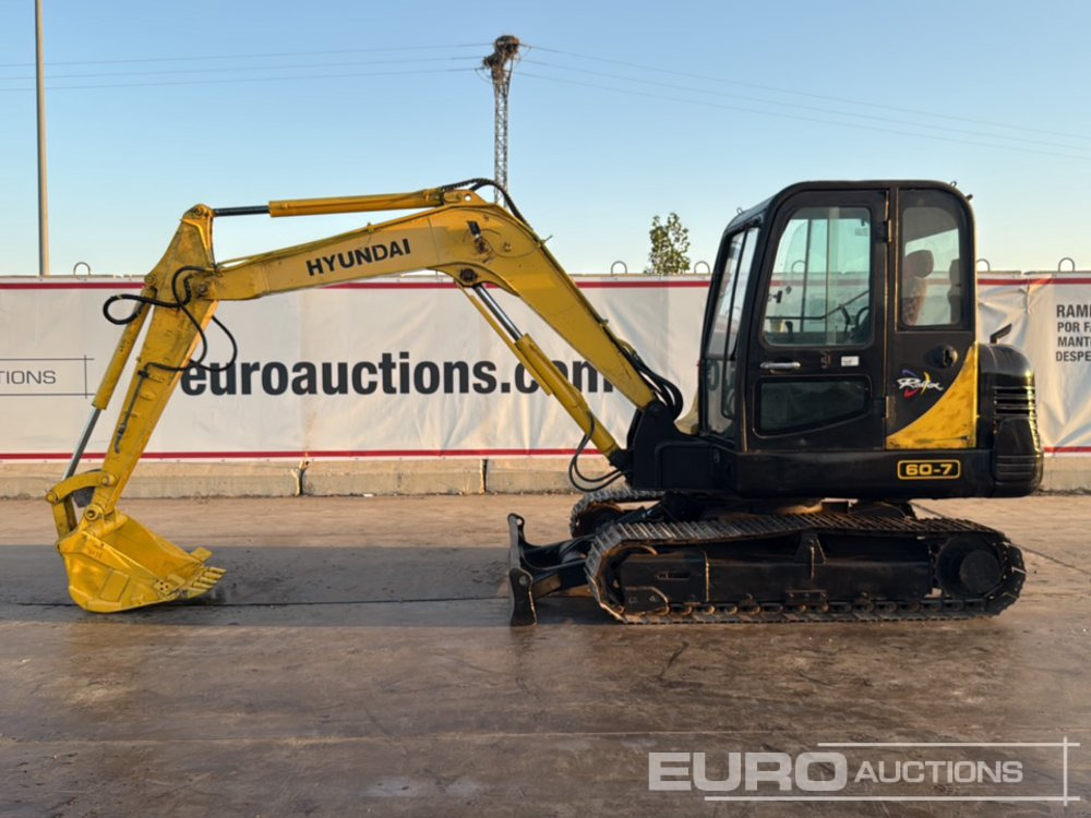 Hyundai R60-7 - 미니 굴삭기 : 사진 2 Hyundai R60-7 - 미니 굴삭기 : 사진 2