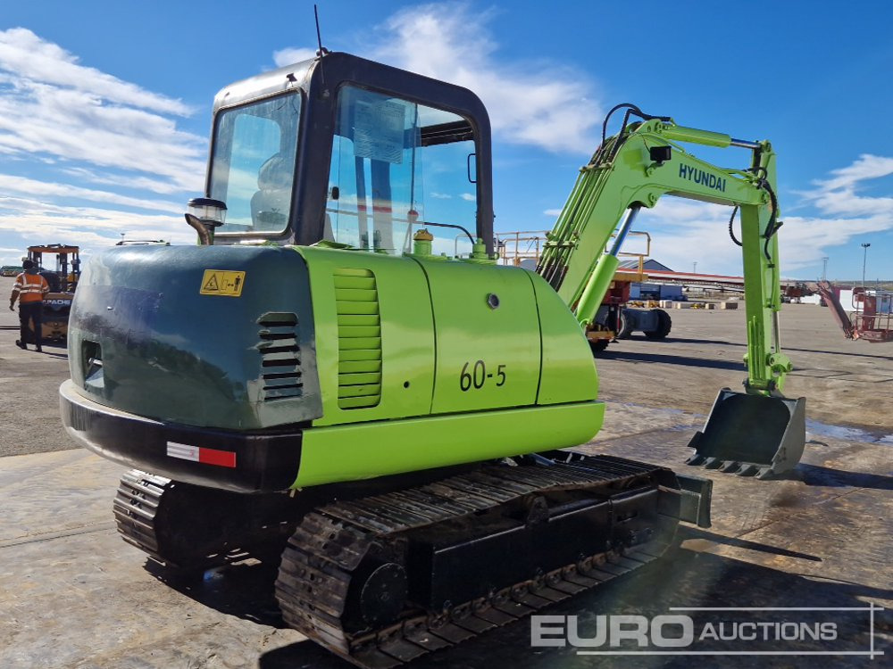 Hyundai ROBEX60-5 - 미니 굴삭기 : 사진 5 Hyundai ROBEX60-5 - 미니 굴삭기 : 사진 5