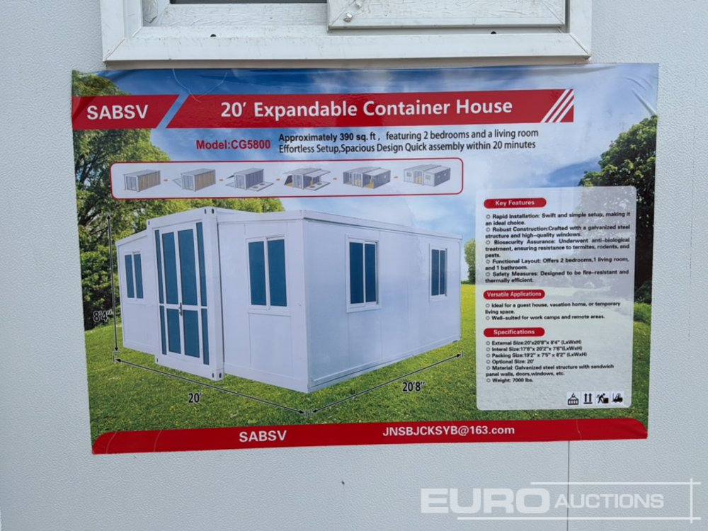 Unused 2024 SABSV CG5800 - 배송 컨테이너 : 사진 5 Unused 2024 SABSV CG5800 - 배송 컨테이너 : 사진 5