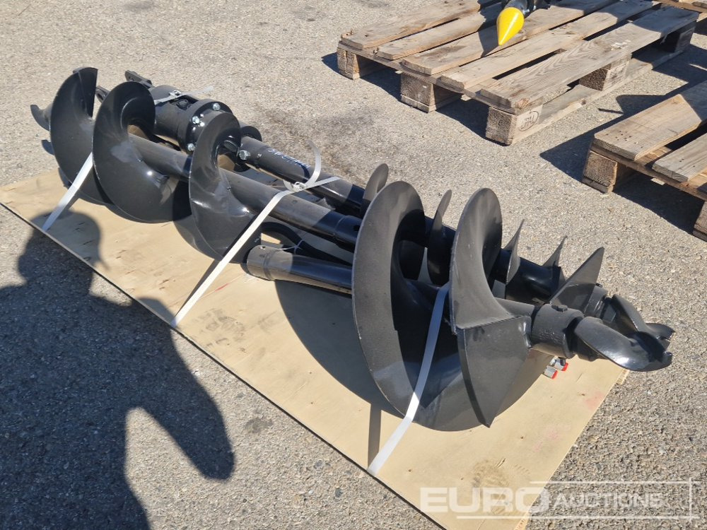 Unused 2025 Captok Auger, Qty  (3 of) Auger 8", With 12"/16" Auger Rod to suit 1-2 Ton Excavator - 오거 : 사진 1 Unused 2025 Captok Auger, Qty  (3 of) Auger 8", With 12"/16" Auger Rod to suit 1-2 Ton Excavator - 오거 : 사진 1