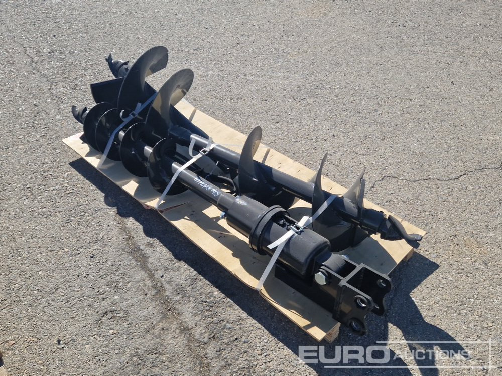 Unused 2025 Captok Auger, Qty  (3 of) Auger 8", With 12"/16" Auger Rod to suit 1-2 Ton Excavator - 오거 : 사진 3 Unused 2025 Captok Auger, Qty  (3 of) Auger 8", With 12"/16" Auger Rod to suit 1-2 Ton Excavator - 오거 : 사진 3