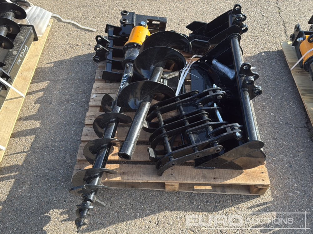 Unused 2025 Captok Mini Excavator Attachments, Quick Hitch, Rake, Ripper, Auger, 12" Auger Rod, 8" Digging Bucket, 32" Ditching Bucket - 부착물 굴착기 용 : 사진 2 Unused 2025 Captok Mini Excavator Attachments, Quick Hitch, Rake, Ripper, Auger, 12" Auger Rod, 8" Digging Bucket, 32" Ditching Bucket - 부착물 굴착기 용 : 사진 2