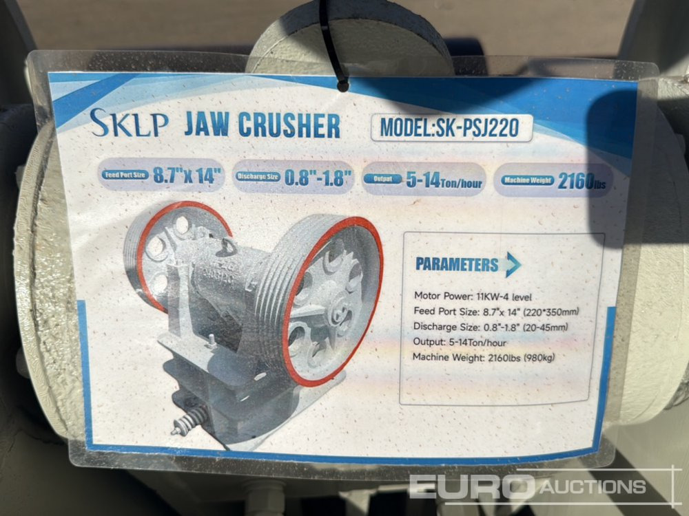 Unused 2025 SKLP SK-PSJ220 - 크러셔 : 사진 5 Unused 2025 SKLP SK-PSJ220 - 크러셔 : 사진 5