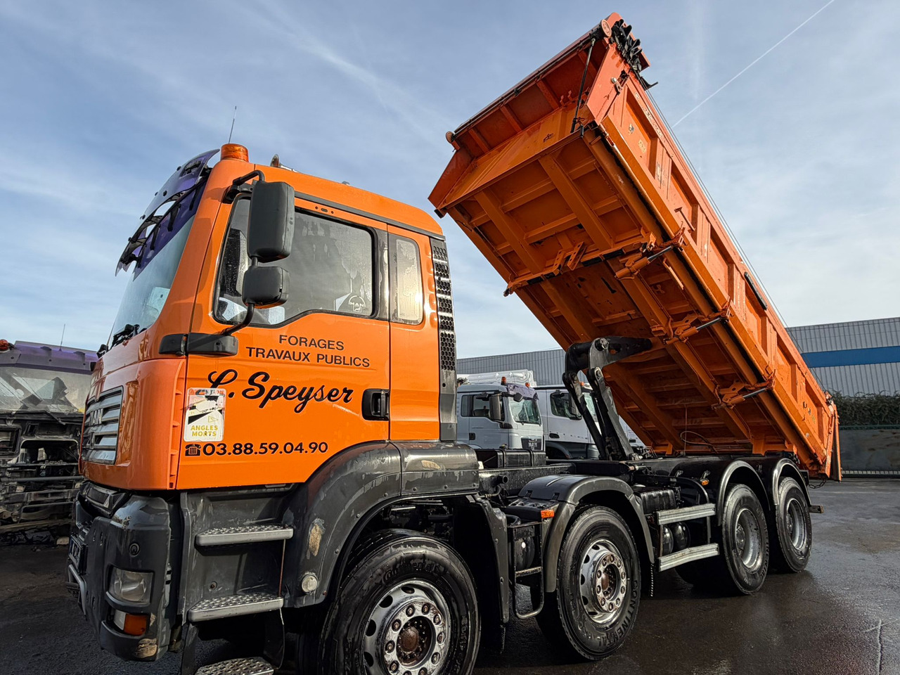 Camion benne arrière MAN avec benne Meiller BC-823-PC - 덤프트럭 : 사진 2 Camion benne arrière MAN avec benne Meiller BC-823-PC - 덤프트럭 : 사진 2