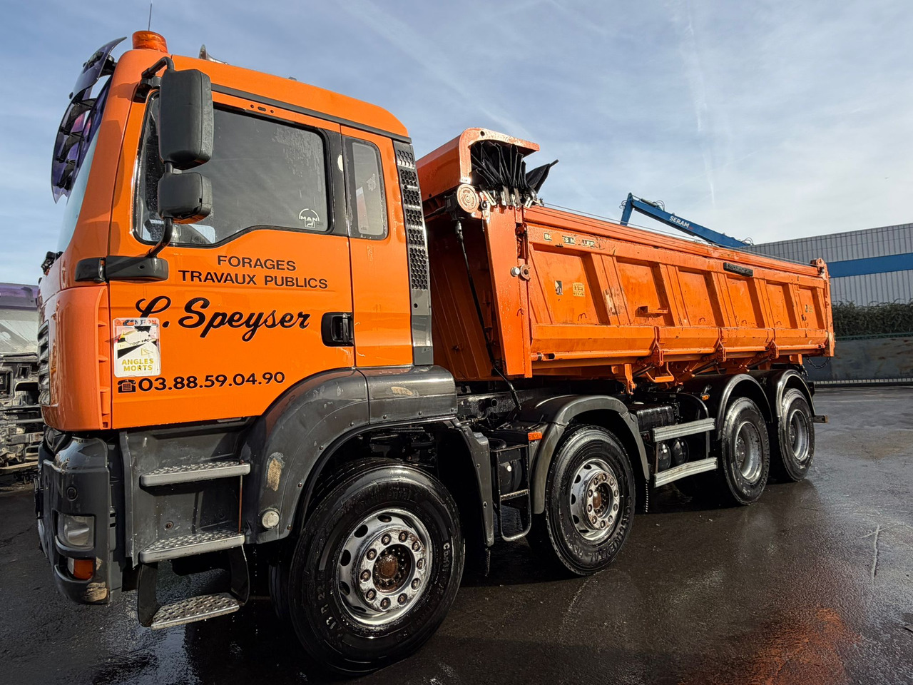 Camion benne arrière MAN avec benne Meiller BC-823-PC - 덤프트럭 : 사진 4 Camion benne arrière MAN avec benne Meiller BC-823-PC - 덤프트럭 : 사진 4