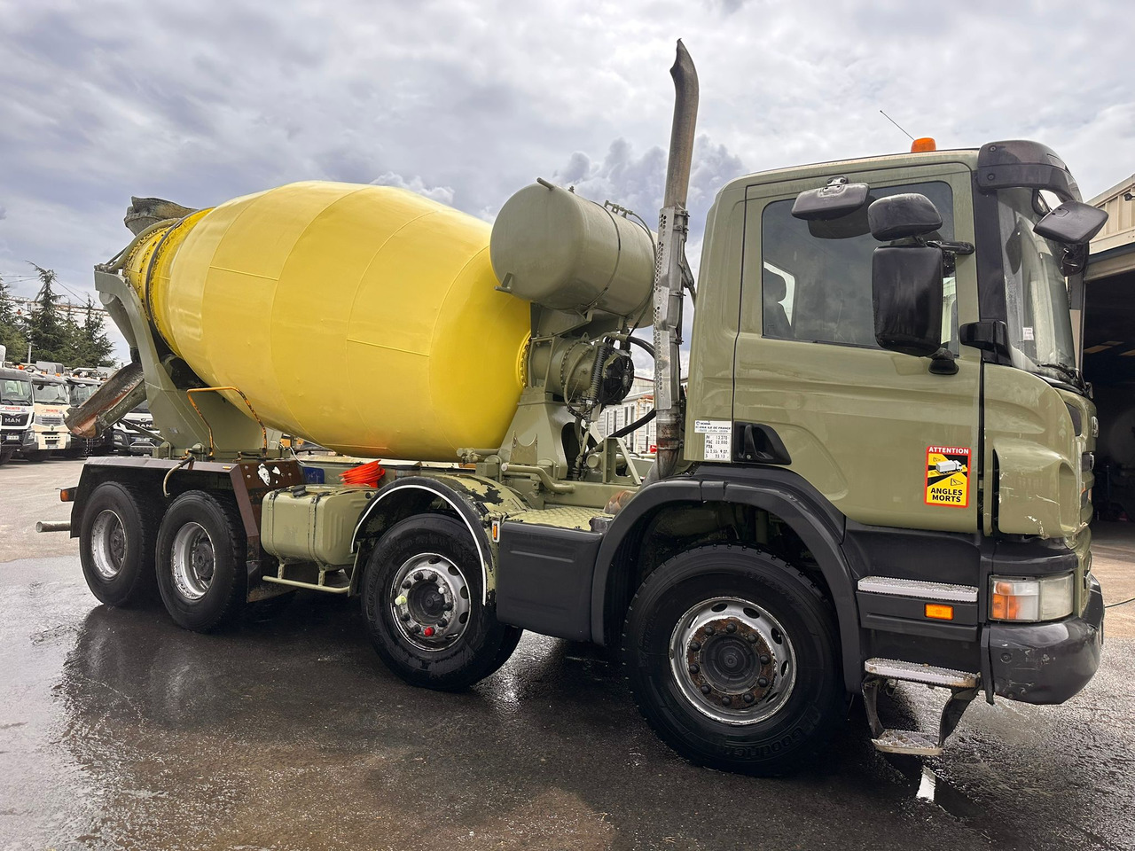 Camion béton Scania P380 CP-230-MP - 콘크리트 믹서 트럭 : 사진 3 Camion béton Scania P380 CP-230-MP - 콘크리트 믹서 트럭 : 사진 3