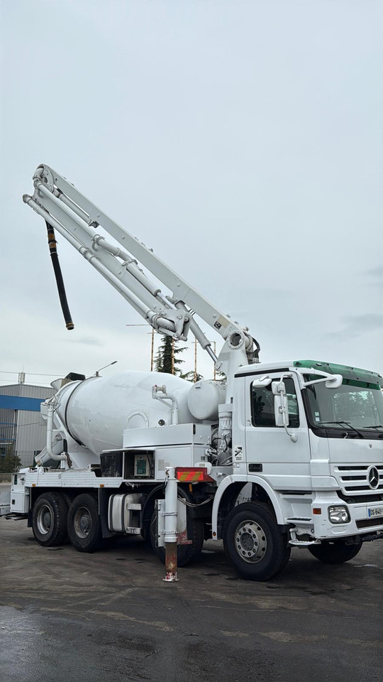 Camion mixo-pompe Mercedes Actros DS-840-FF - 콘크리트 믹서 펌프 트럭 : 사진 5 Camion mixo-pompe Mercedes Actros DS-840-FF - 콘크리트 믹서 펌프 트럭 : 사진 5