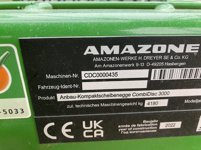 파종기 Amazone Cataya 3000 Special : 사진 9